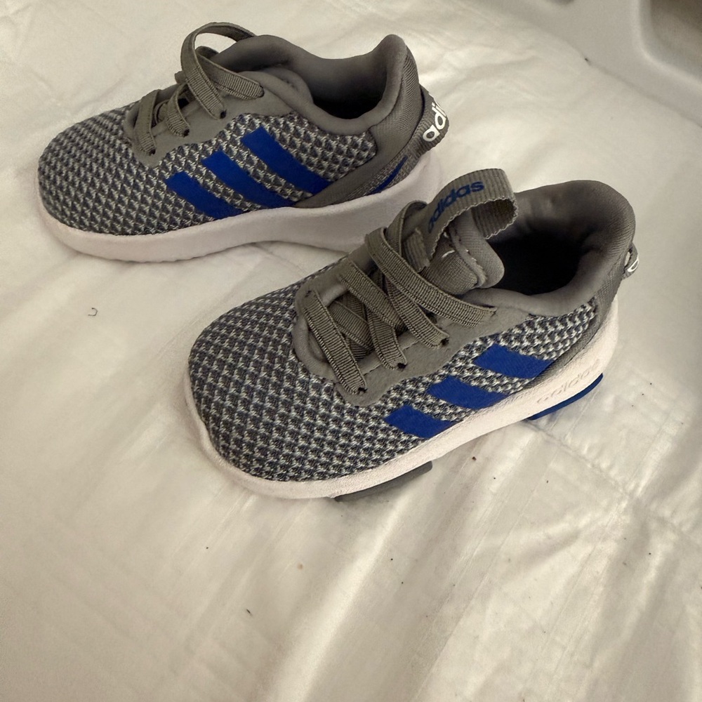 Adidas Kids Sneakers - Gray and Blue